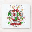 Search for naughty mousepads Santa