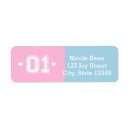 Search for football return address labels Blue