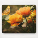 Recherche de fleur orange tapis souris Fleurs