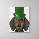 Search for dachshund canvas prints Antique
