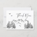Search for mountain landscape thank you cards Minimalist