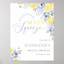 Search for lemon bridal shower welcome signs Instant download