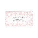 Search for pink wedding return address labels Party