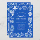 Search for beach birthday invitations Shells