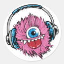 Search for pink monster stickers Party