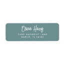 Search for aqua return address labels Stylish
