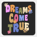 Search for dream come true stickers Motivational