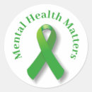 Search for green ribbon awareness stickers Mental health awareness