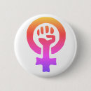 Recherche de symbole badges Féministe