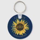 Search for sunflower keychains Navy blue