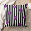 Recherche de fleurs blanches coussins Rayures noir et blanc