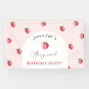 Search for strawberry banners Watercolor