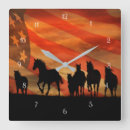 Recherche de mustang sauvage horloges Cheval