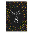 Search for black and gold table cards Vintage