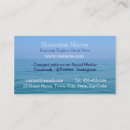 Search for tranquil business cards Blue