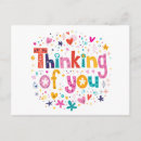 Search for thinking of you postcards Care