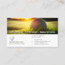 Recherche de golf coach cartes visite Enseignant
