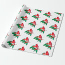 Search for cardinal christmas wrapping paper Berry