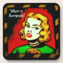 Search for unique funny coasters Vintage