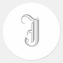 Search for initial j stickers Letter