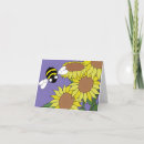 Search for sunflower note cards Bee