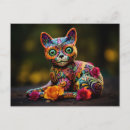 Recherche de chat mexicain cartes postales Jour des morts