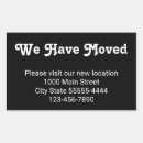 Search for change rectangle stickers Black and white