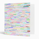 Search for text design binders White