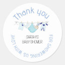 Search for laundry baby shower stickers Thank you