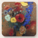 Search for flower drawing coasters Bouquet