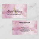 Search for pink glitter business cards Feminine girly