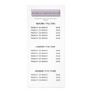 Search for price lists Hairdresser