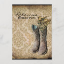 Search for vintage western bridal shower invitations Cowgirl