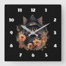 Recherche de sorcières horloges Chat noir