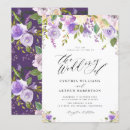 Search for purple and peach wedding invitations Elegant