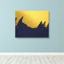 Search for gold and navy blue canvas prints Modern