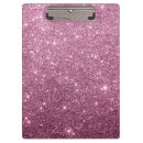 Search for pink glitter clipboards Glam