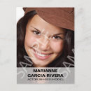 Recherche de actrice cartes postales Chanteur