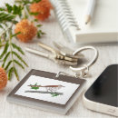 Search for bird drawing keychains Nature
