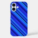 Search for diagonal lines iphone cases Blue