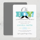 Recherche de petit monsieur invitations Bleu