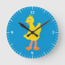 Search for big bird clocks Sesame street