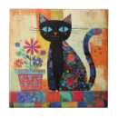 Search for folk art tiles Whimsical