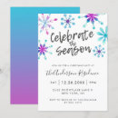 Search for festive season invitations Snowflakes
