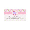 Search for baby pram return address labels For her