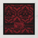 Search for gothic decor invitations Damask
