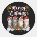 Search for cat in santa hat stickers Funny