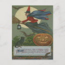 Recherche de pleine lune chat cartes postales Sorcière