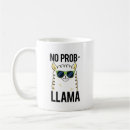 Recherche de lama drôle tasses Typographie