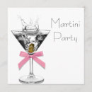 Search for ladies night birthday invitations Martini